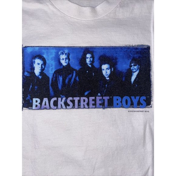 VINTAGE 2000 WINTERLAND "BACKSTREET BOYS" T-SHIRT SIZE Youth Xl Same As Adult S - Picture 2 of 6
